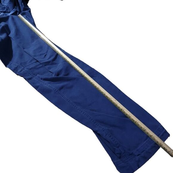 North Face Blue Drawstring Womens Pants Size 4 Hiking Camping Outerwear - Picture 6 of 6
